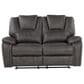 Steve Silver Katrine Manual Reclining Loveseat in Charcoal, , large