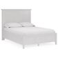 Urban Home Grace Eastern King Panel Bed in Snowfall White, , large