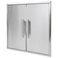 Coyote Outdoor 26" Double Access Doors in Stainless Steel, , large