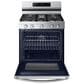 Samsung 6 Cu. Ft. Freestanding Gas True Convection Range with Wi-Fi and Air Fry in Stainless Steel, , large