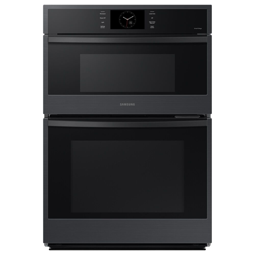 Samsung 30" Microwave Combination Wall Oven with Steam Cook in Matte Black, , large