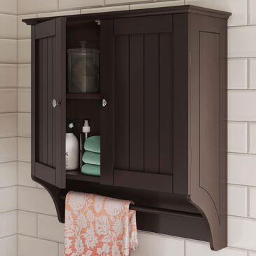 RiverRidge Home Ashland 2-Door Wall Cabinet in Espresso, , large