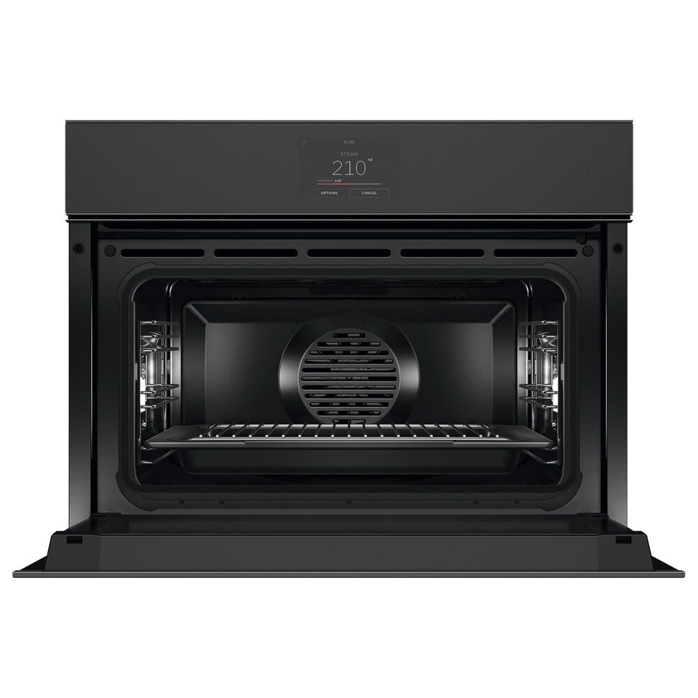 Fisher &amp; Paykel Minimal 24&quot; 3 Cu. Ft. Combination Electric Steam Oven with 23 Functions in Black, , large