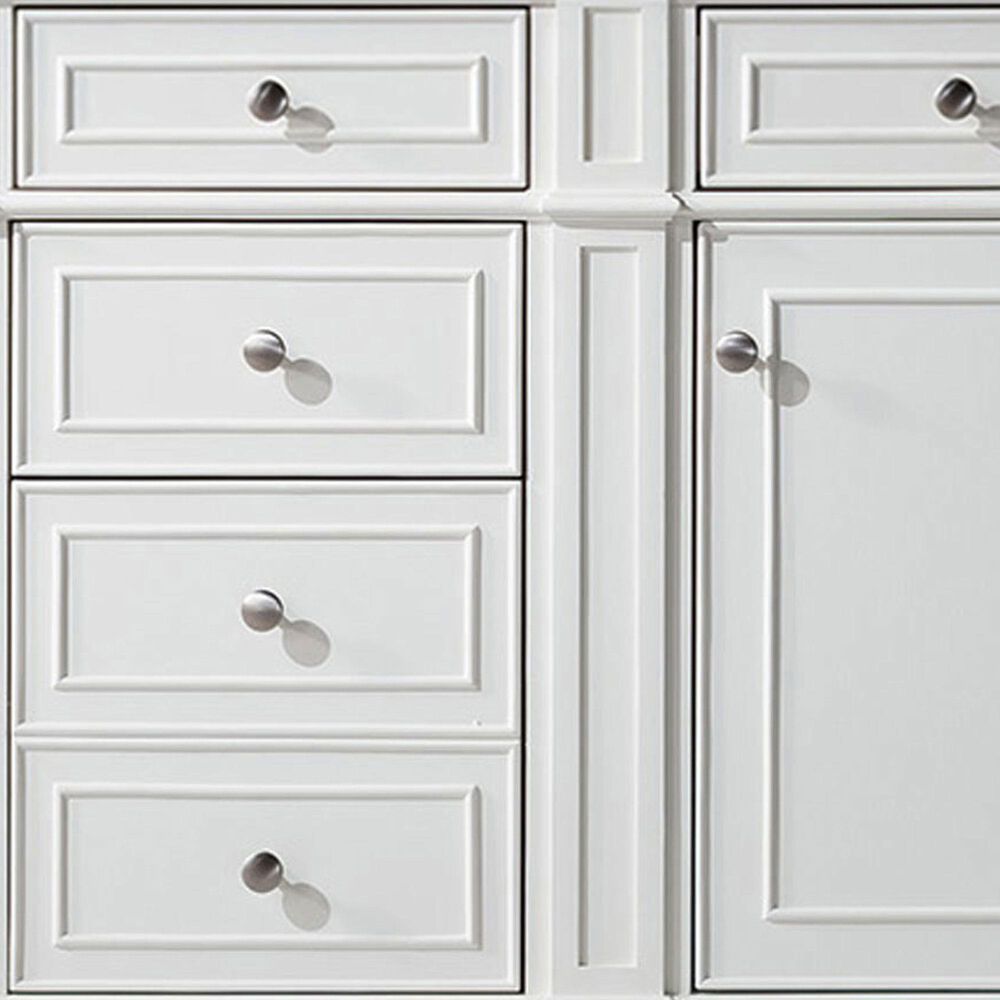 James Martin Vanities Bristol 60" Single Bathroom Vanity in Bright White with 3 cm Eternal Jasmine Pearl Silestone Top, Rectangular Sink and FreePower Wireless Charger, , large