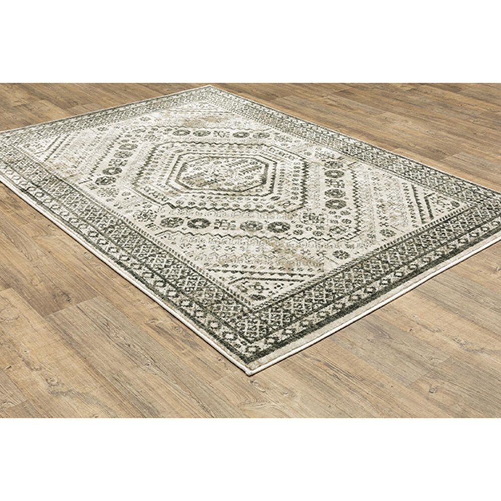 Oriental Weavers Georgia Medallion 659C0 9&#39;10&quot; x 12&#39;10&quot; Ivory Area Rug, , large