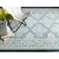 Surya Granada GND-2300 4" x 6" Pale Blue, Beige and Sky Blue Area Rug, , large