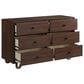 Oxford Baby Meridian 6 Drawer Dresser in Cognac, , large