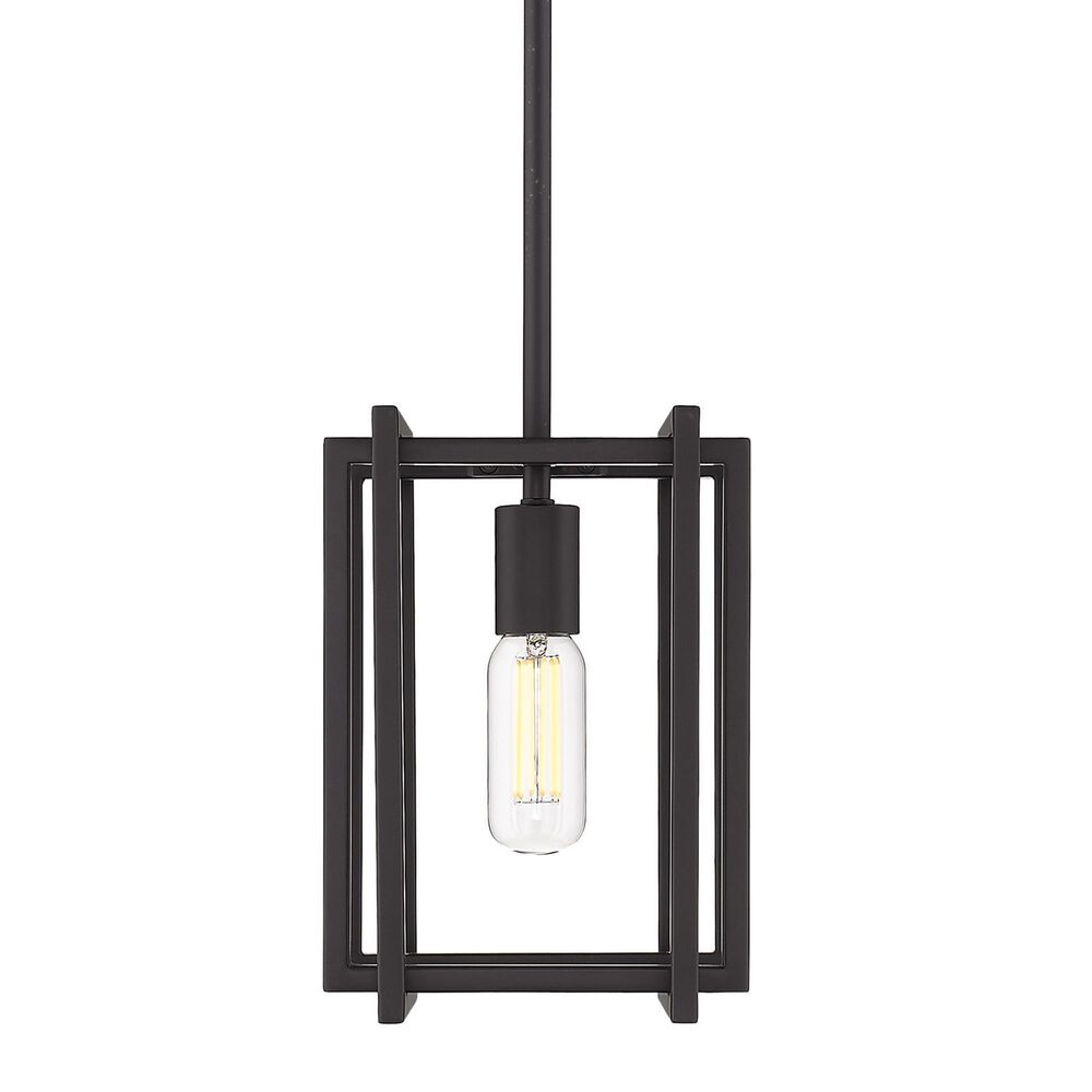 Golden Lighting Tribeca Mini Pendant in Matte Black, , large