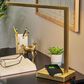 Adesso Aidan Charging Desk Lamp in Antique Brass, , large