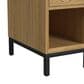 Hawthorne Furniture Newport Chairside Table in Natural Oak, , large