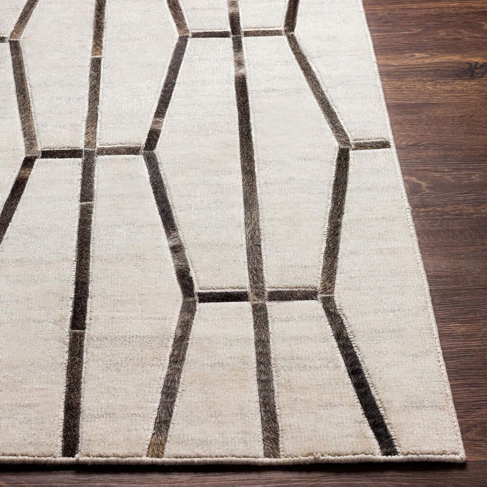 Surya Eloquent 10&#39; x 14&#39; Black, Charcoal and Gray Area Rug, , large