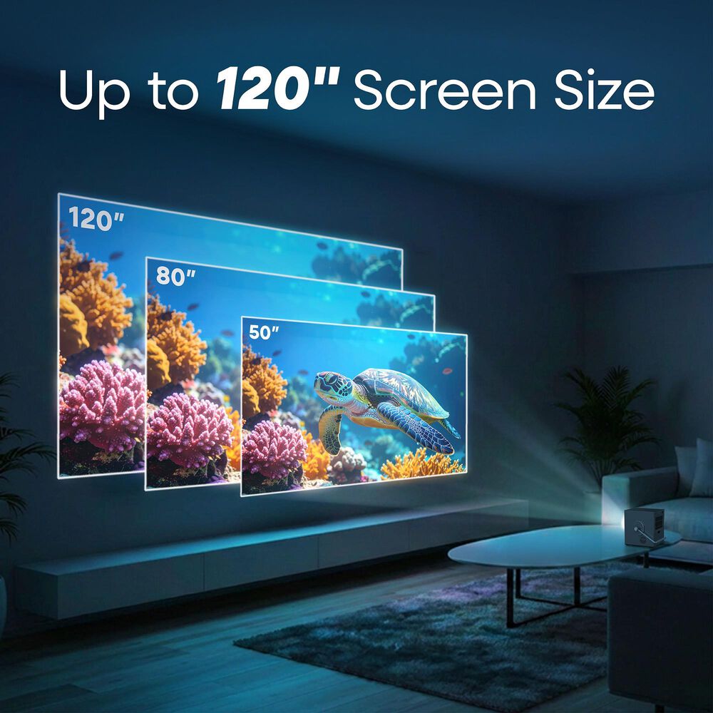 Element Roku 1080P FHD Smart Projector in Gray, , large