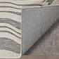 Feizy Kimball Gray and Ivory 3"6" x 5"6" Area Rug, , large