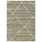Oriental Weavers Carson 9661A 6"7" x 9"2" Gray Area Rug, , large