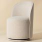 37B Cavoli Swivel Dining Side Chair in Effie Linen, , large