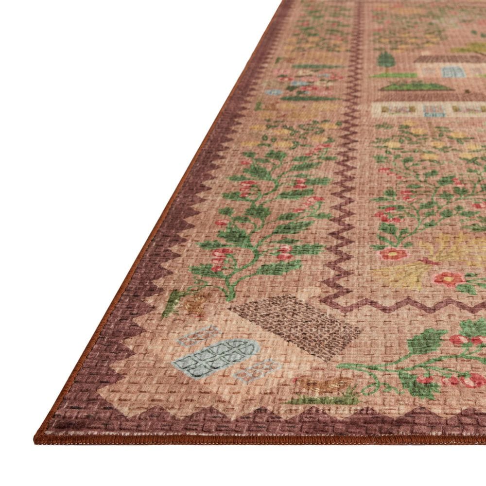 Rifle Paper Co. x Loloi Orchard Mauve and Multicolor 5' x 7'6" Area Rug, , large