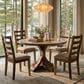 Arista Wood Durango and Canyon 5-Piece Round Dining Set in Hickory, , large