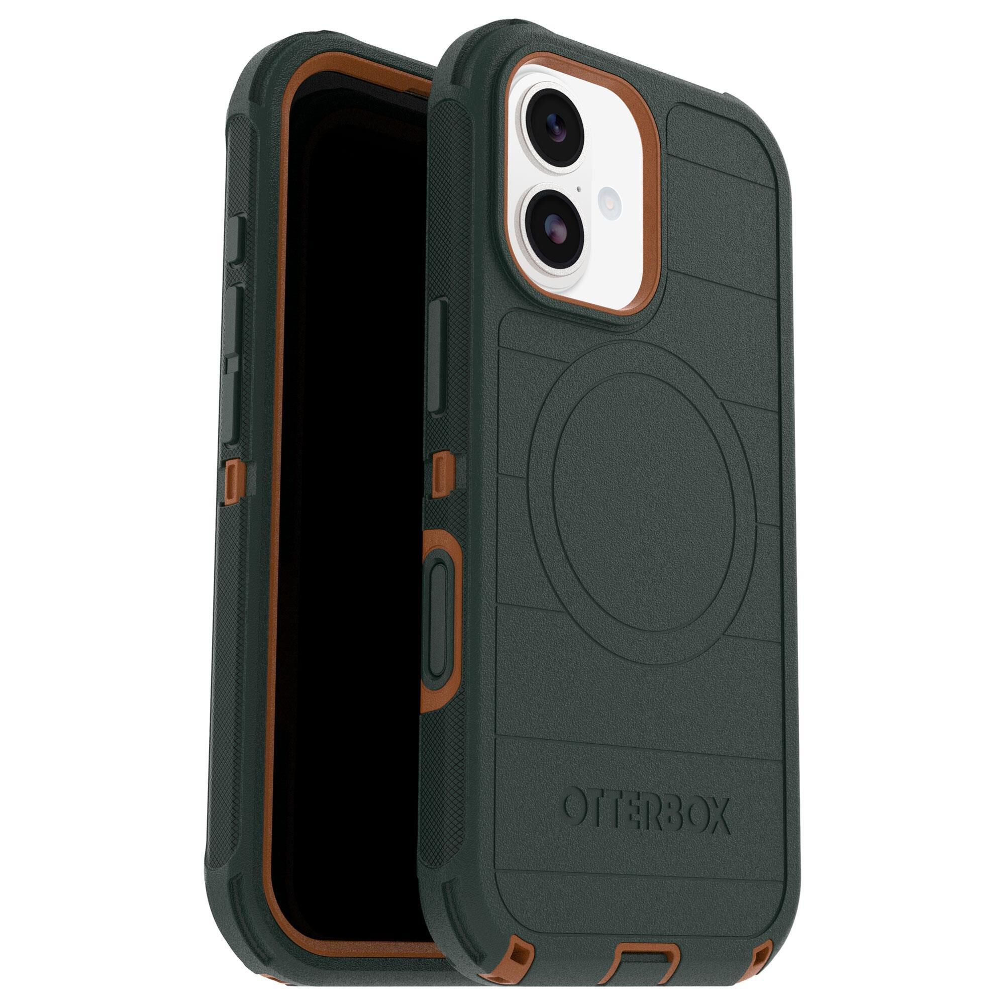 OtterBox Defender Pro MagSafe Case for iPhone 17 in Green Intrigue