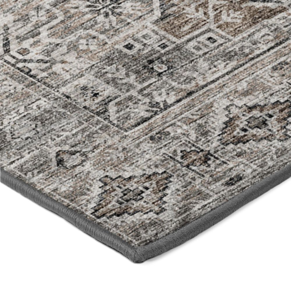 Dalyn Rug Company Tuscany 2&#39;6&quot; x 10&#39; Gray Indoor/Outdoor Runner, , large