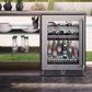 Perlick Signature Outdoor Series 5 Cu. Ft. Dual Zone Wine Reserve with Glass Door and Right Hinge in Stainless Steel, , large