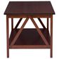 Linon Home Decor Trenton Coffee Table in Antique Tobacco, , large