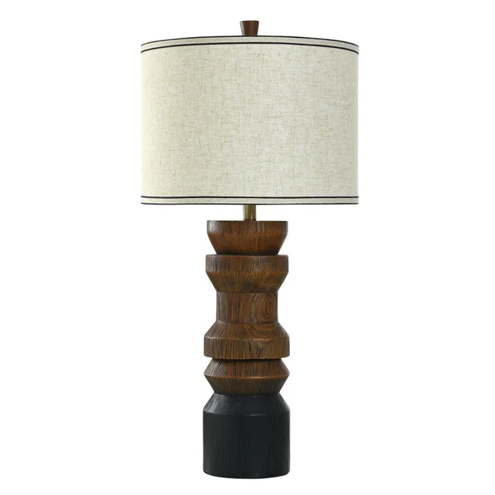 Flair Industries Sveltwood Black Table Lamp, , large