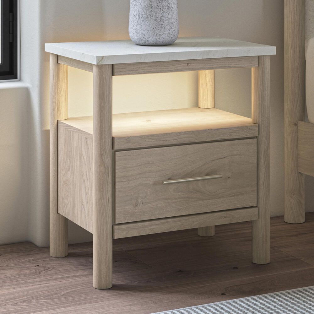 Ashley Cadmori Full Platform Bed and Nightstand, , large