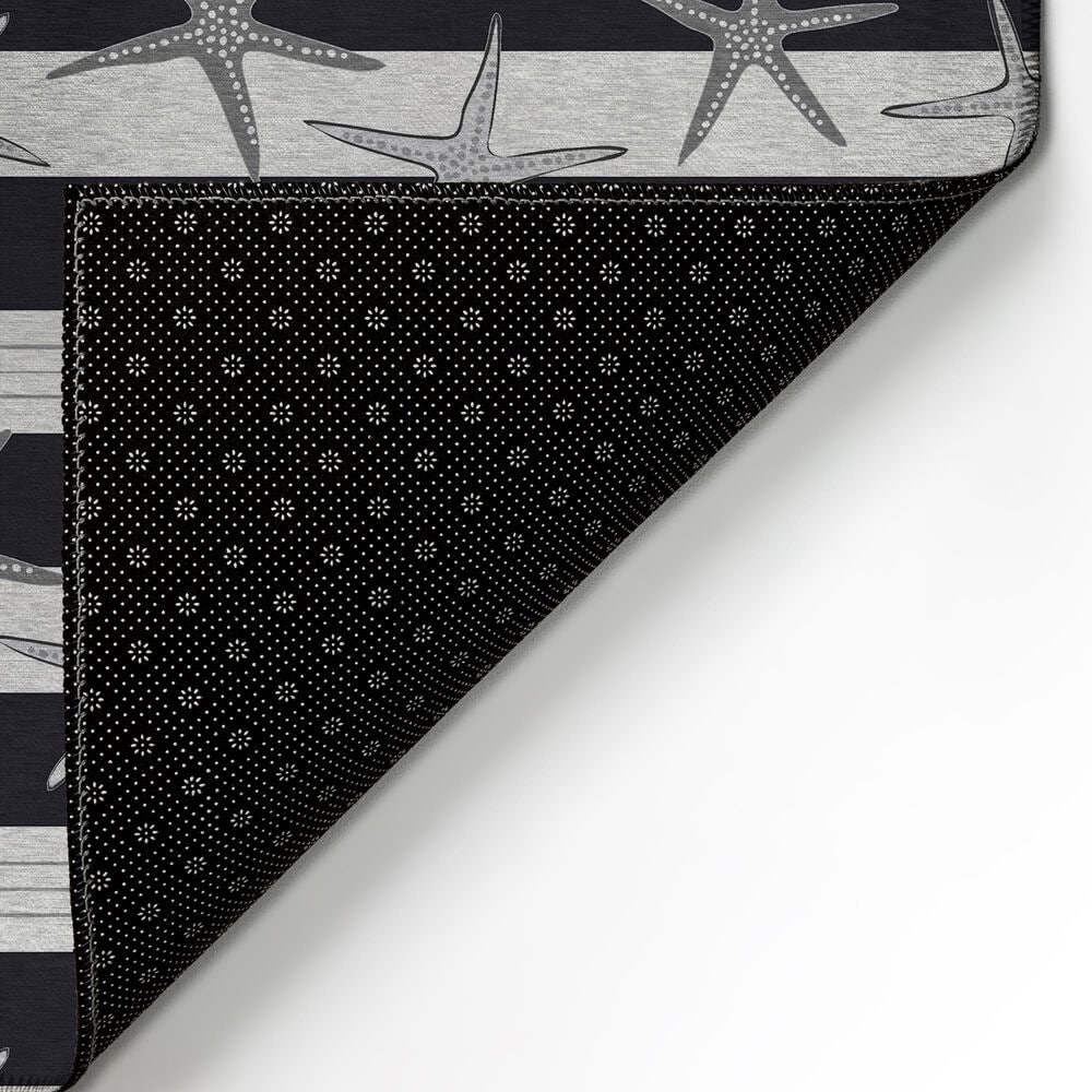 Dalyn Rug Company Seabreeze SZ12 2&#39;3&quot; x 7&#39;6&quot; Black Runner, , large