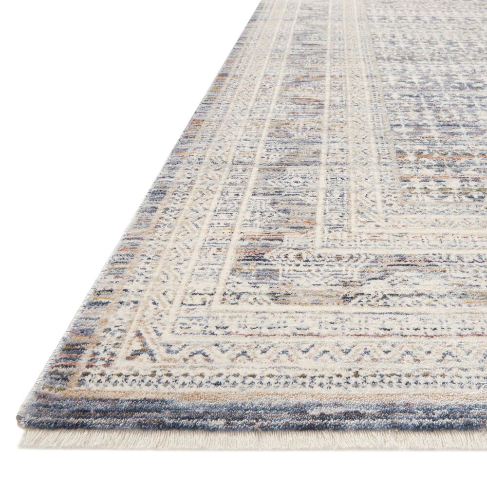 Amber Lewis x Loloi Zuma 2&#39;3&quot; x 3&#39;10&quot; Ocean and Multicolor Area Rug, , large