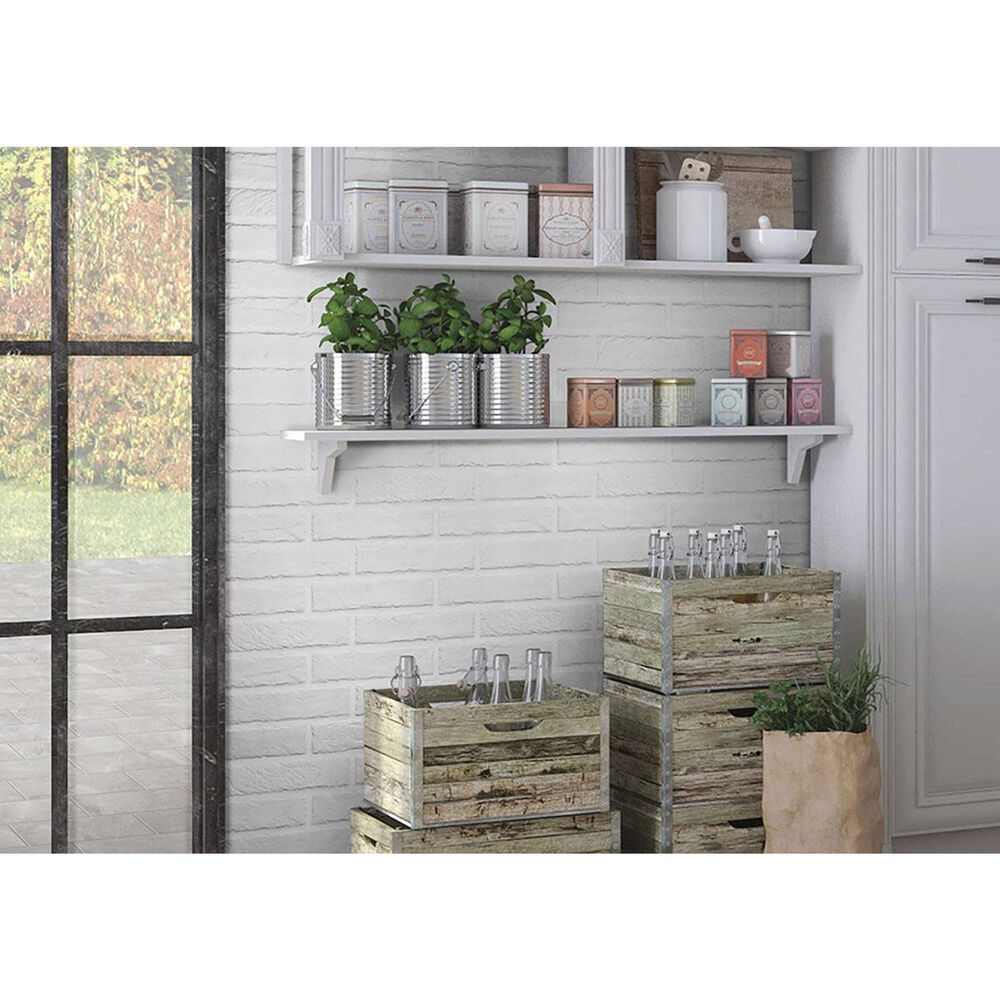 MS International Brickstone White 2&quot; x 10&quot; Porcelain Tile, , large