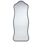 Splendor Living Belmont Wavy Floor Mirror in Black, , large