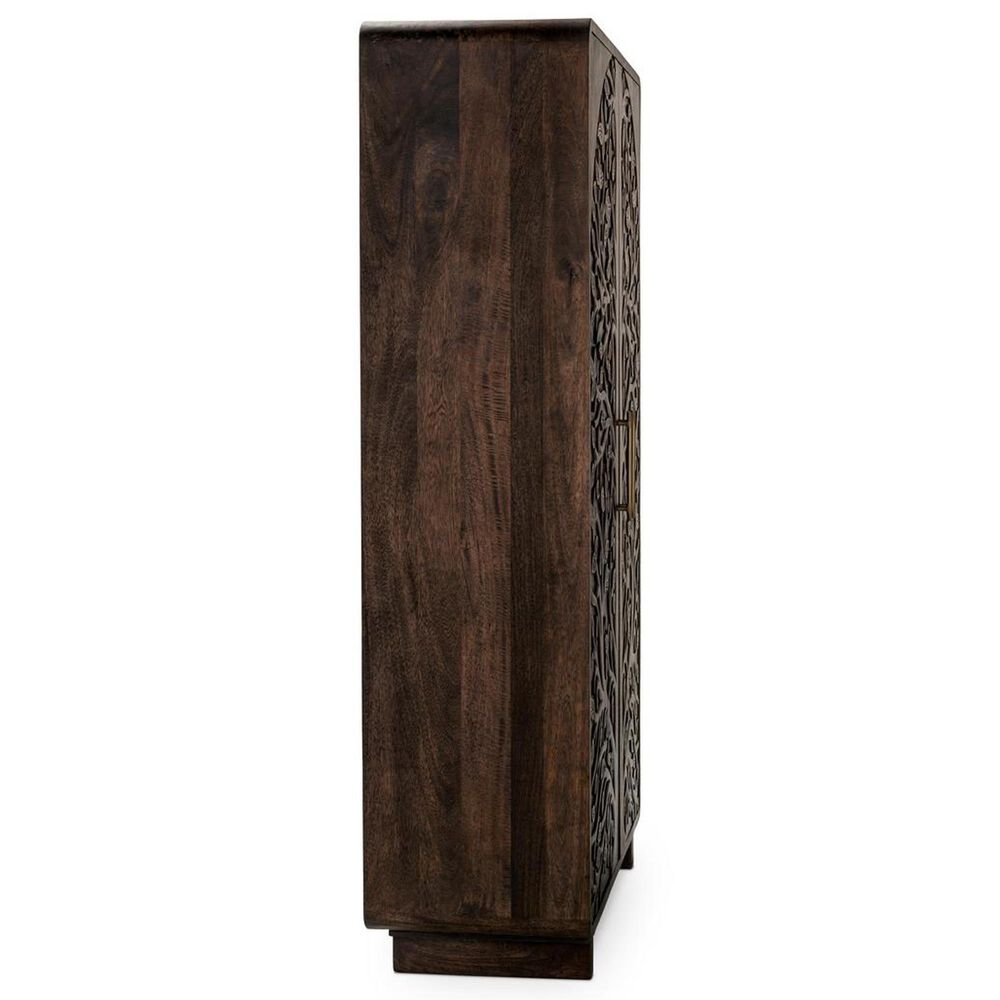 Classic Home Albero Tall Cabinet in Kona Brown, , large