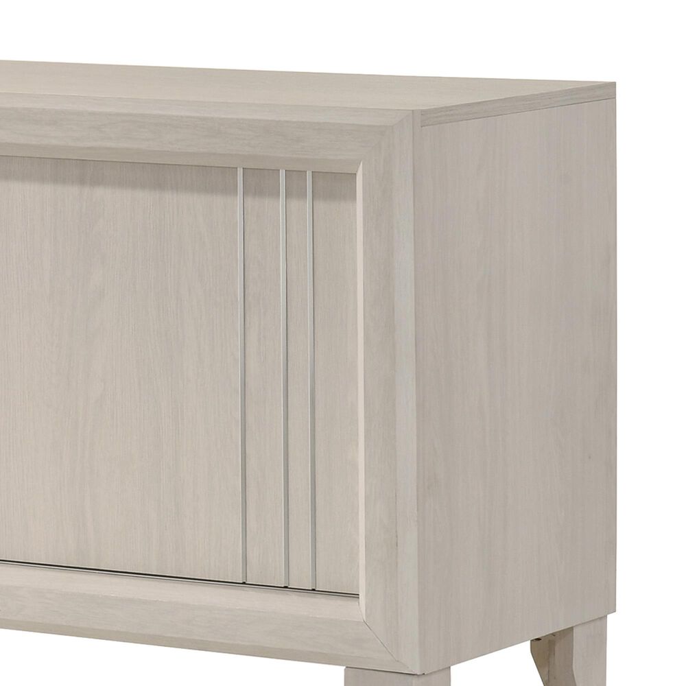 Crown Mark Charlie 71" TV Stand in White, , large