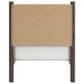 Ashley Pamytta 4-Piece Twin Panel Platform Bedroom Set in Rich Brown, , large