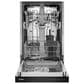 Whirlpool 18" Built-In Dishwasher with Half Load Cycle and Triple Spray Arms in Stainless Steel, , large