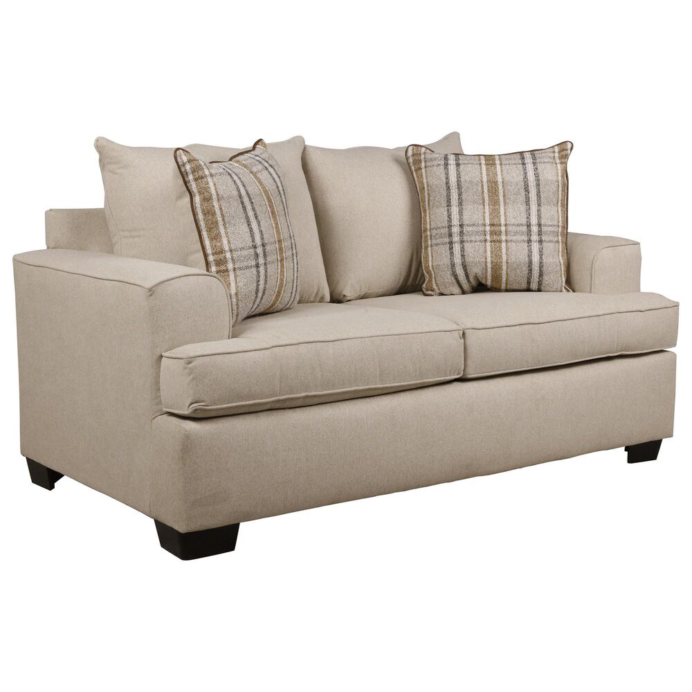 J Cooper USA Stationary Loveseat in Janelle Peyote, , large