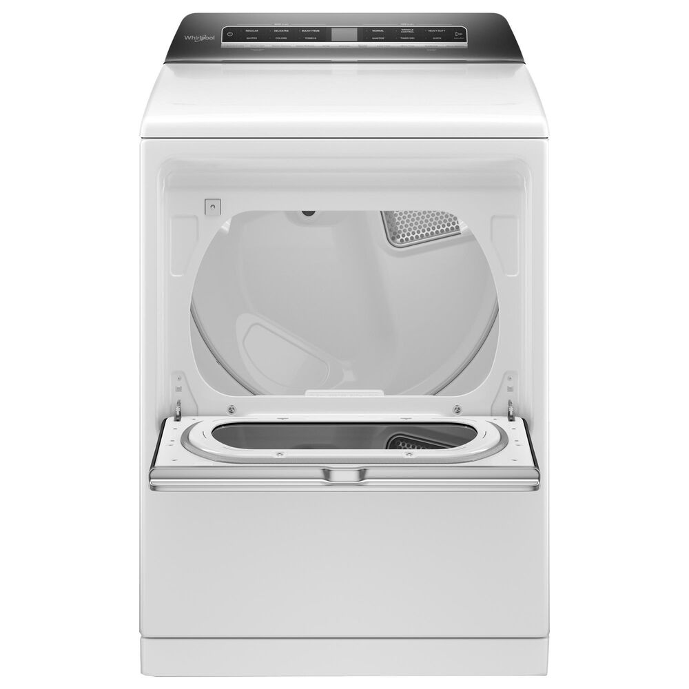 Whirlpool 7.4 Cu. Ft. Top Load Gas Dryer with Steam in White, , large