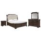 New Heritage Design Lyndhurst 4-Piece Queen Bedroom Set in Walnut Brown, , large