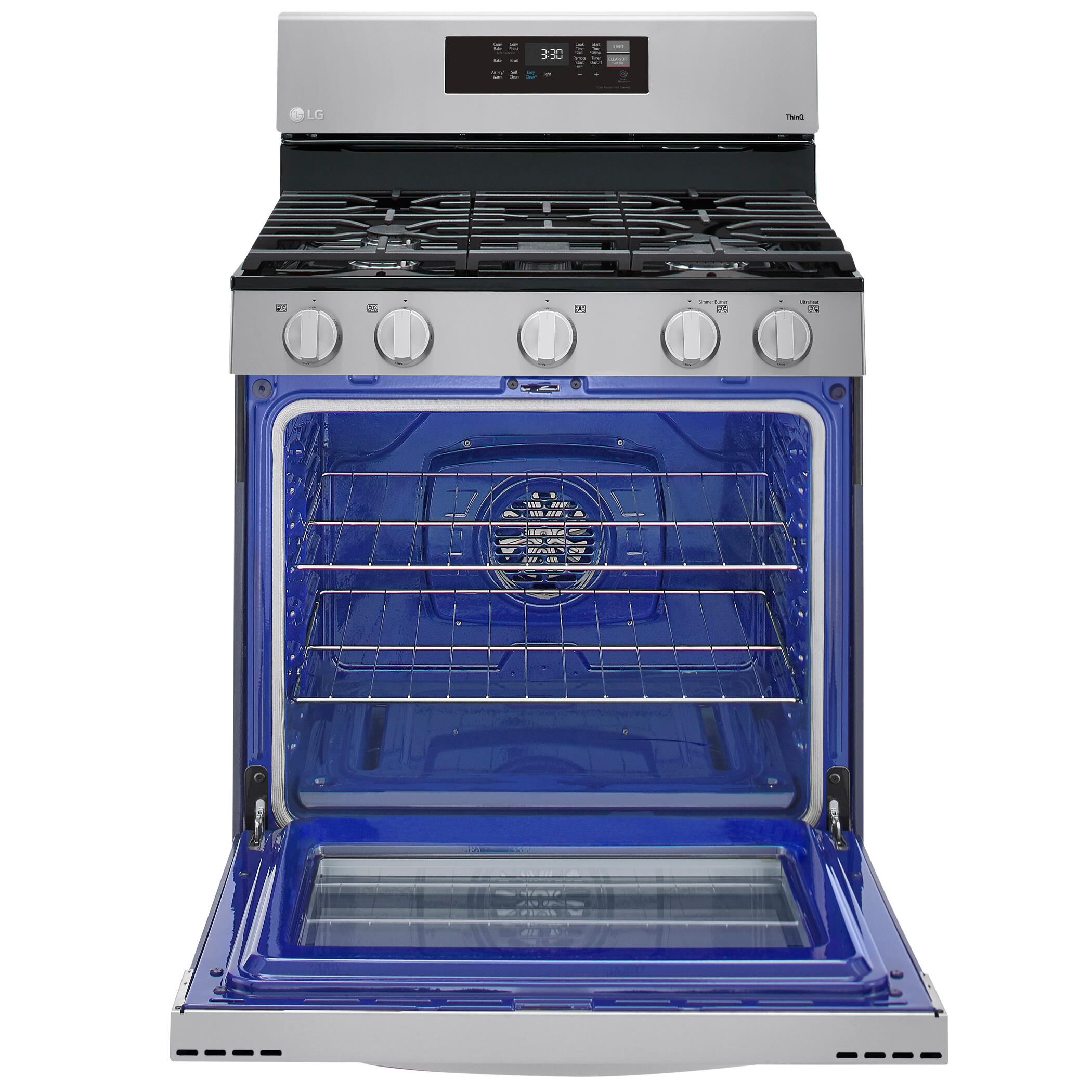 LG 5.8 Cu. Ft. Smart Wi Fi Freestanding Gas Range in Stainless