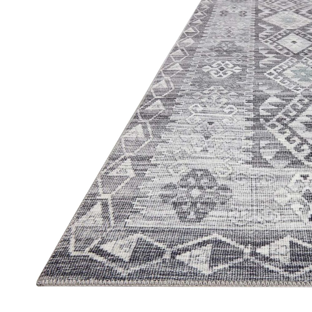 Loloi II Zion ZIO-03 2&#39;3&quot; x 3&#39;9&quot; Charcoal and Slate Area Rug, , large