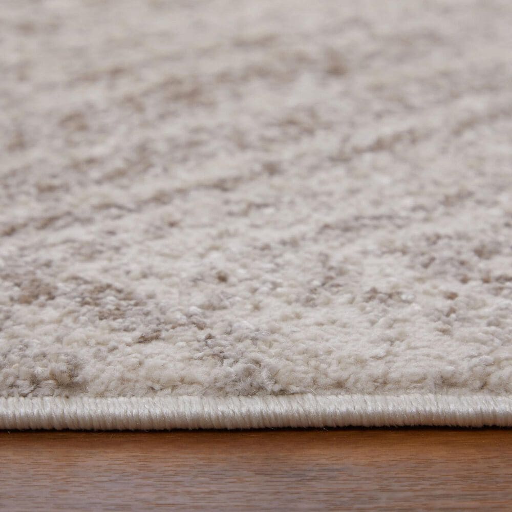 Feizy Vancouver 39NPF 5&#39; x 8&#39; Beige and Brown Area Rug, , large