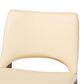 Baxton Studio Afton Side Chair with Beige Faux Leather in Walnut Brown (Set of 2), , large