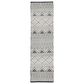 Safavieh Natura NAT853A 2"3" x 8" Ivory and Black Runner, , large