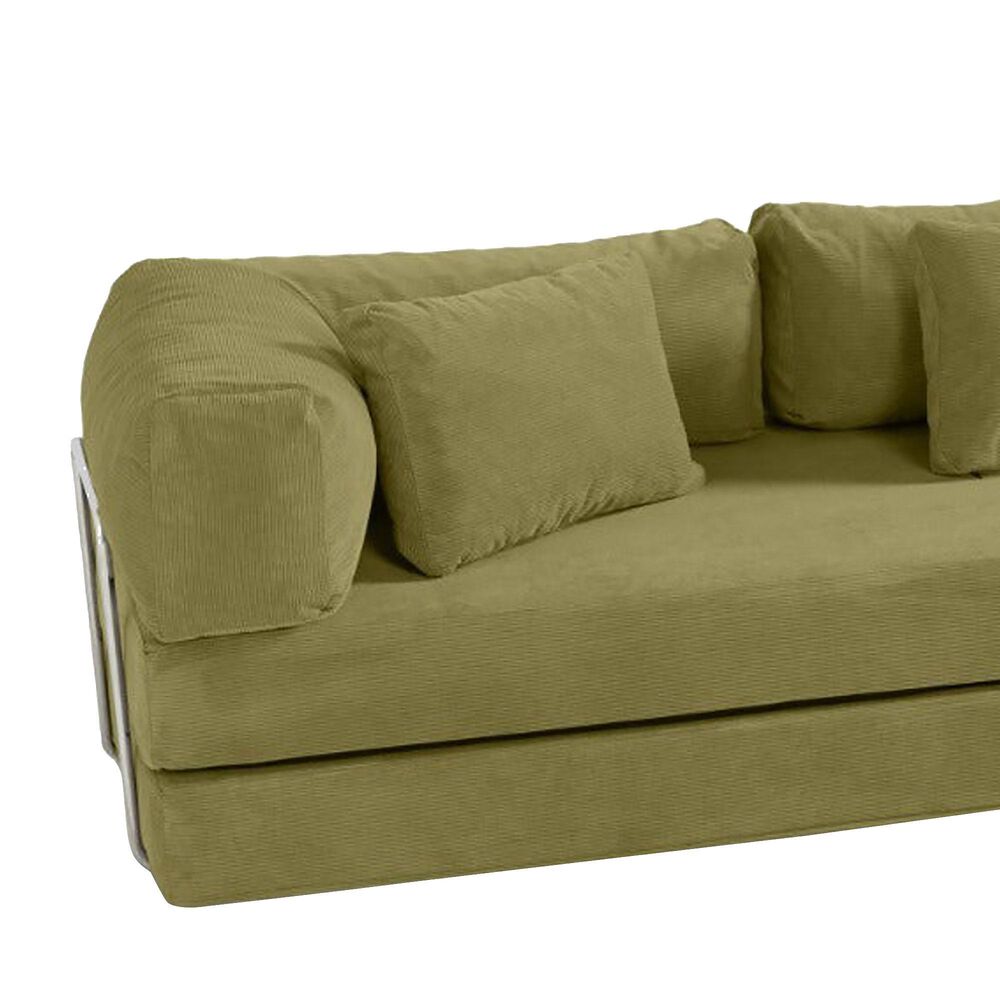 Jaxx Unsofa Stationary Sofa in Moss Green, , large