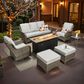 HOMLUX 7-Piece Patio Set in Grey, , large