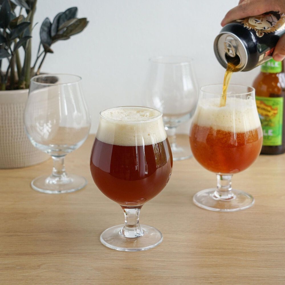 True Tulip Beer Glasses in Clear &#40;Set of 4&#41;, , large