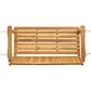 Noble House Tambora Patio Porch Swing in Teak Brown, , large
