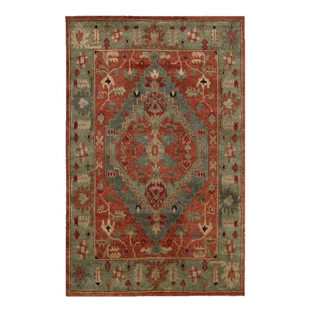 Nourison Tahoe Ta01 3'9" x 5'9" Rust Area Rug, , large