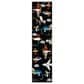 Safavieh Carousel Outer Space 2" x 8" Black and Ivory Kids Runner, , large