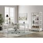 Ashley Robbinsdale 3-Piece L-Shape Desk and Chair Set in Antique White, , large